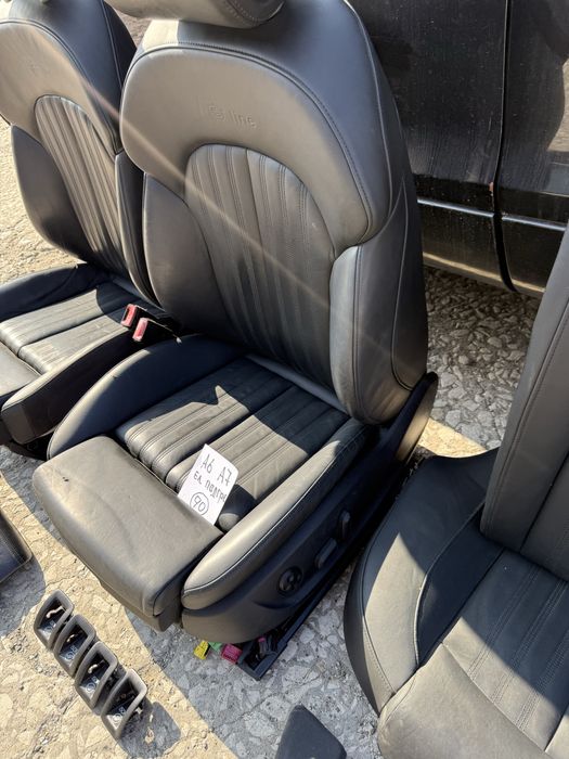 Кожен салон Sline Audi A6 A7 4G Facelift подгрев ЕЛ Ауди А6 Н90