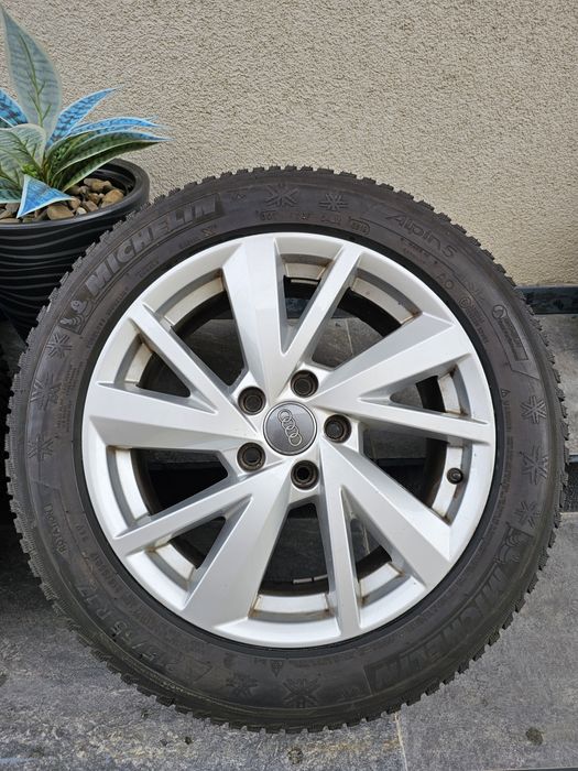 Jante originale Audi + Cauciucuri iarna 215 55 17