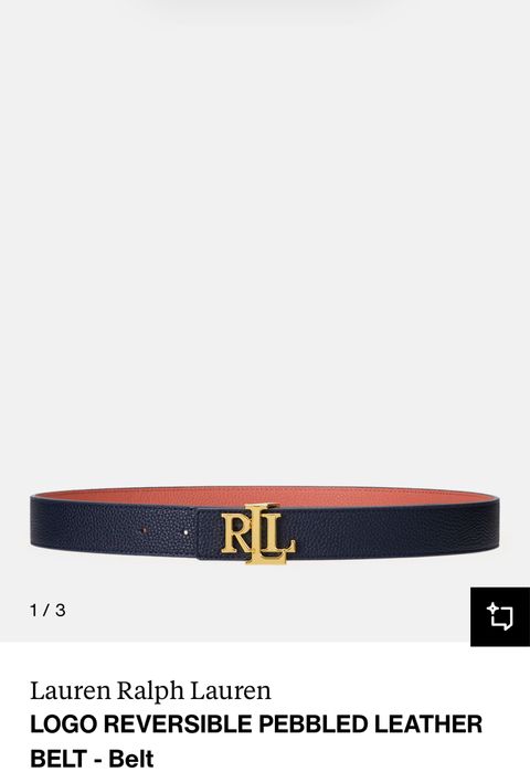 Нов колан с етикет естествена кожа Ralph Lauren