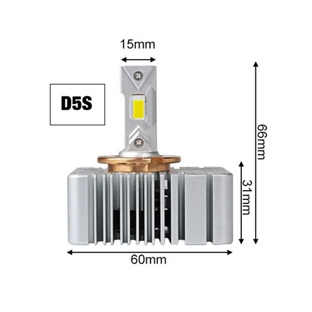 LED Xenon крушки D5S, 70 W, 12000 LM, Canbus D-series