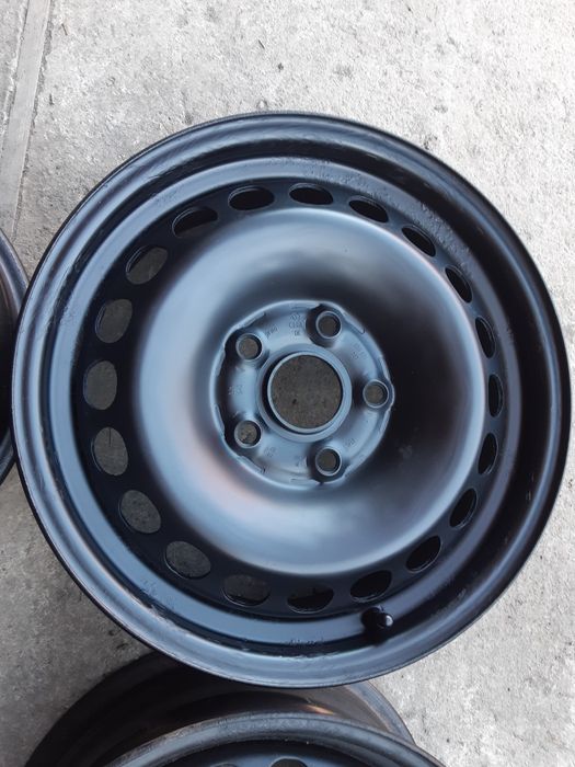 Set 4 x jante tabla vag R15 5x112 6J ET45 CB 57.1 passat b5 b5.5/golf5