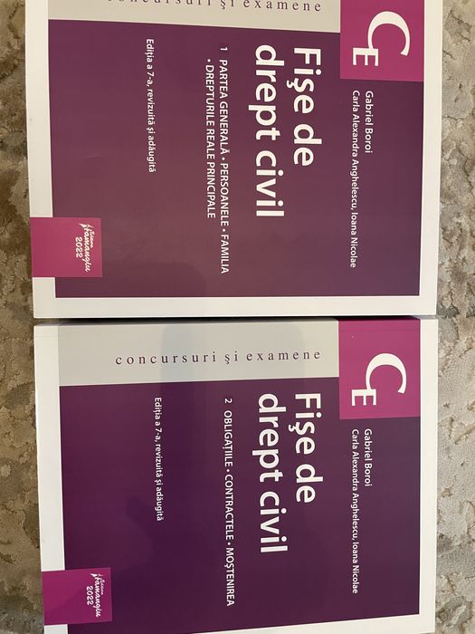 Pachet promovare garantata 100% examen Avocatua.Nu le vand separat.