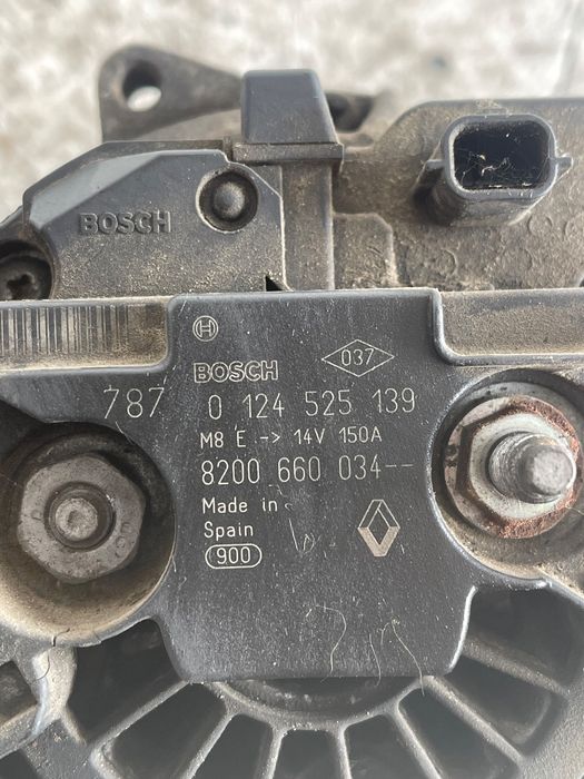 Alternator RENAULT MEGANE II BM0/1_, CM0/1_ 2001 - 2012 1.5DCI 0124525