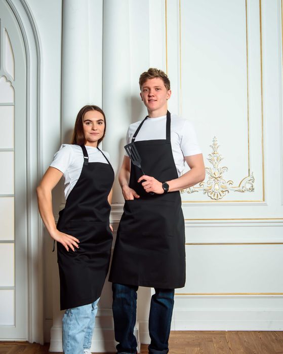 Фартук повара/официанта. Спецодежда/форма.  Модель Nick