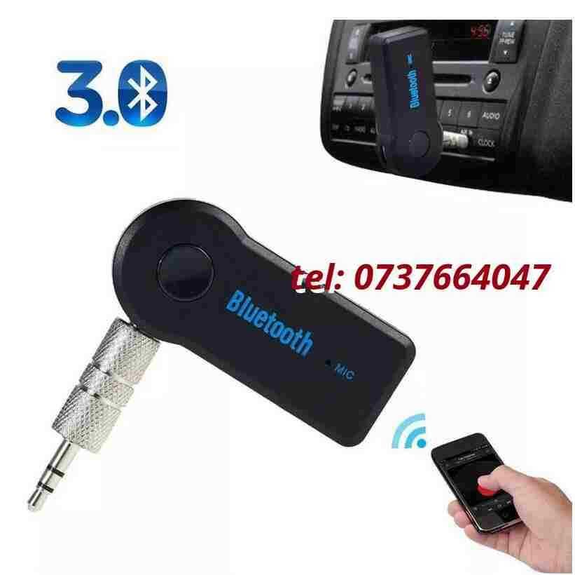 Promotie Adaptor 35mm Audio  Bluetooth  Masina Aux A2dp Pentru Casti
