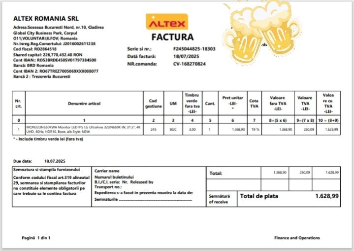 Monitor LG 4K-HDR 32"