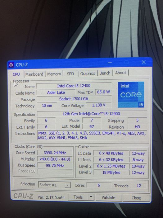 I5 12400, b760, ddr4 32gb