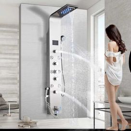 Хидромасажен душ панел с 6 режима, дисплей и LED осветление