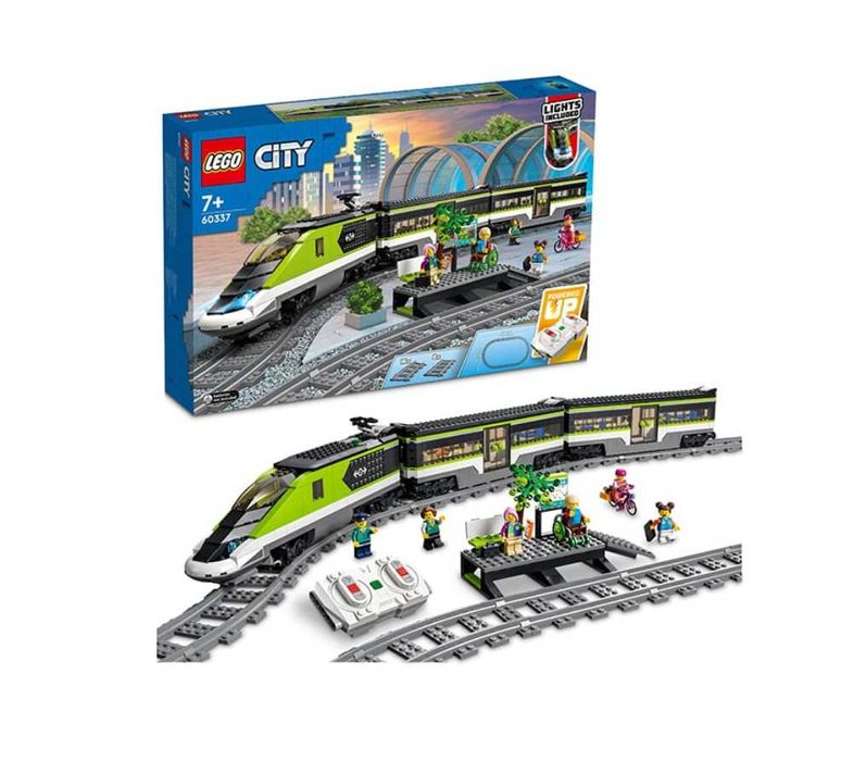 LEGO City Tren expres de pasageri 60337, 7 ani+