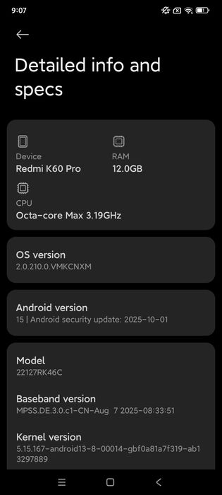 Xiaomi Redmi K60 Pro 12/256