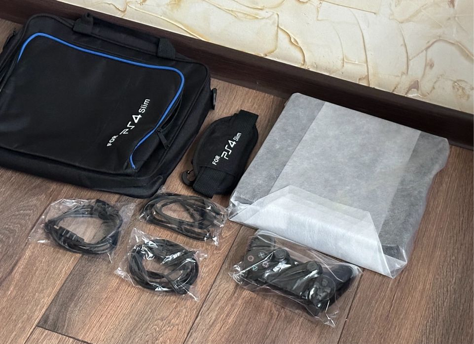 Идеал Playstation 4 Slim 1000GB 1TB HDR/DualShock Джойстик/пс 4 ps 4