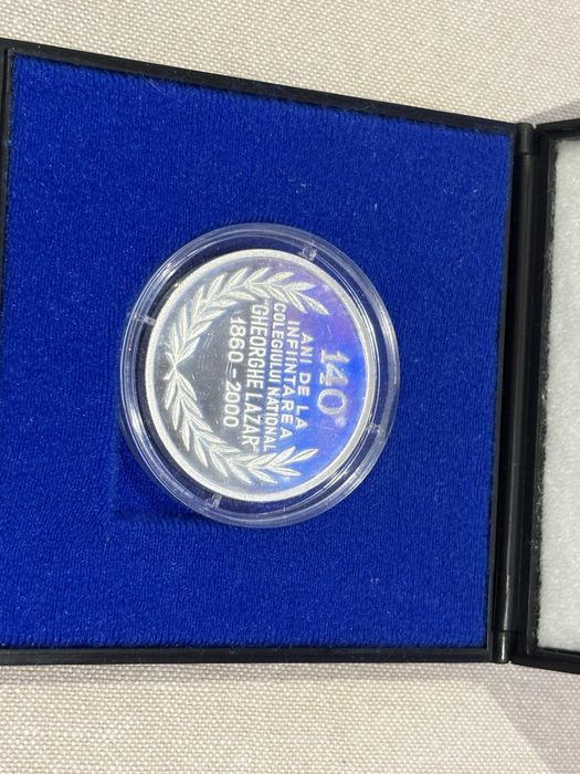 Medalie argint Colegiu Gheorghe Lazar , anul 2000. Tiraj limitat