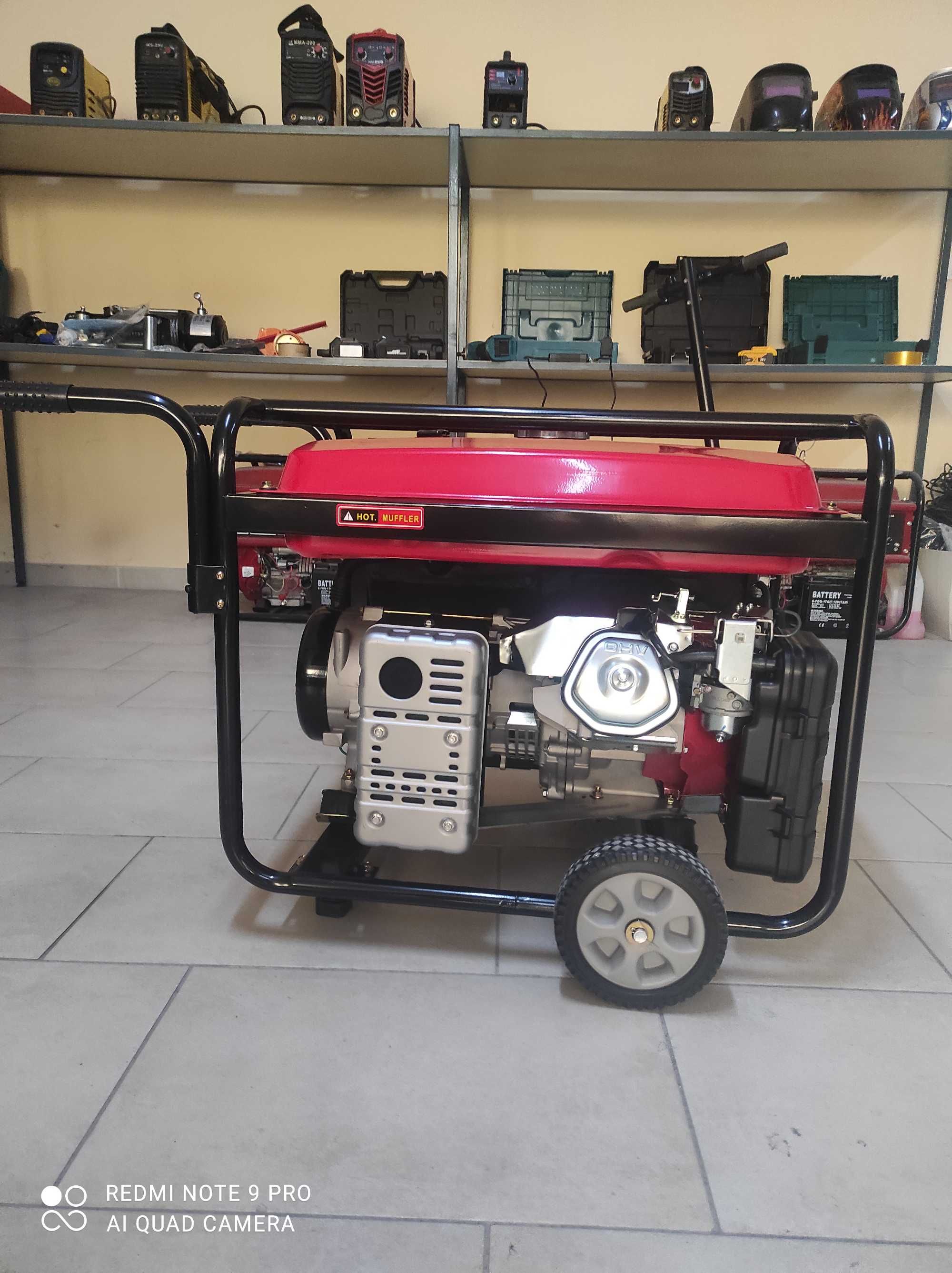 Трифазен бензинов генератор 8KW с ATS табло, Пълна Автоматика