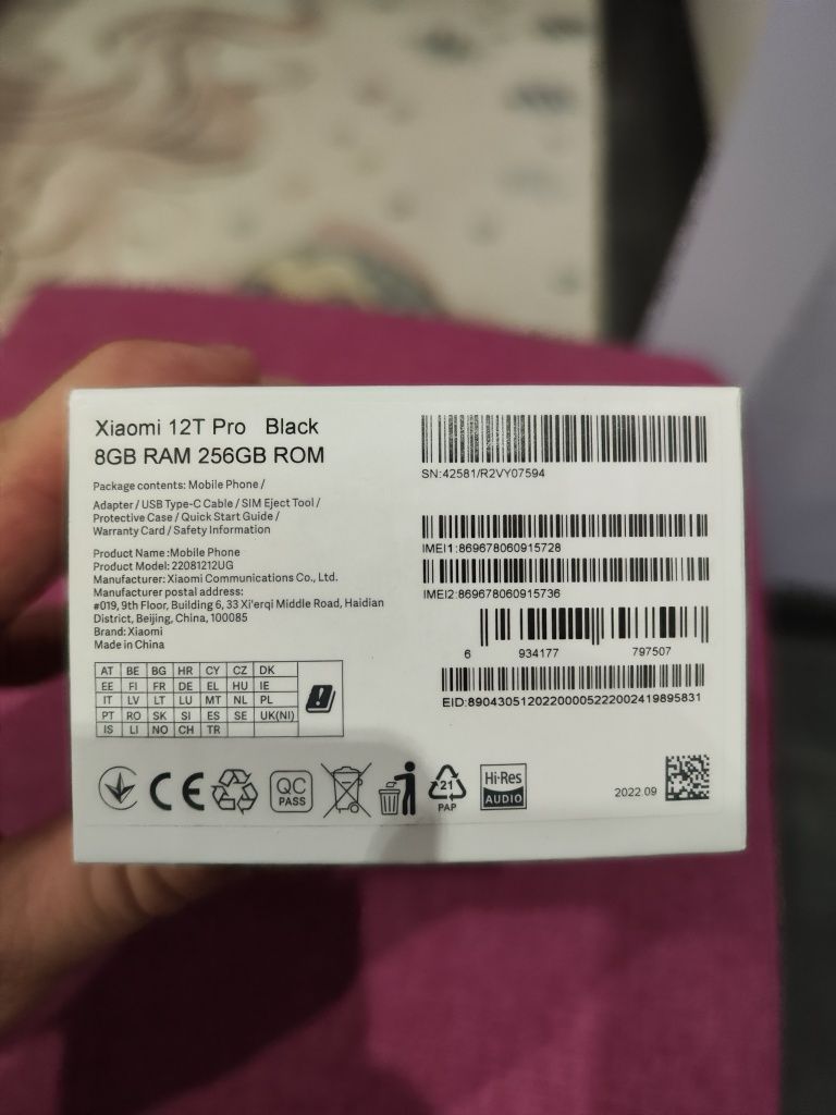 Xiaomi 12T Pro 5G