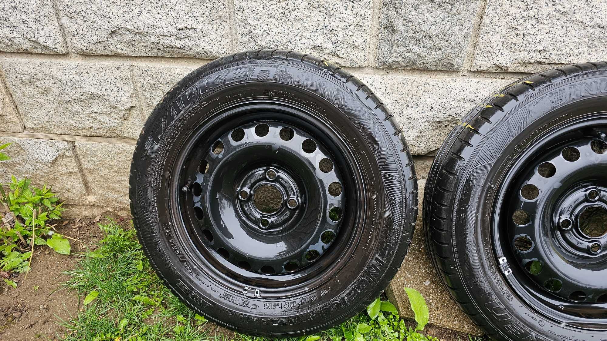 Джанти 14 4x100 с гуми 165/70R14 Seat Mii, VW up, Skoda Citigo.
