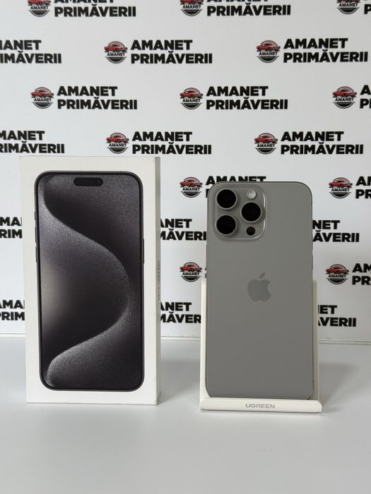 Iphone 15 PRO MAX 256 GB 99% Baterie CA NOU