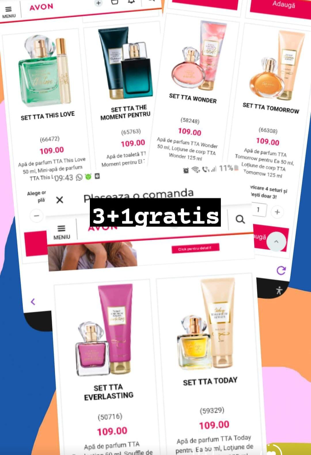 Parfum today 3+1gratis