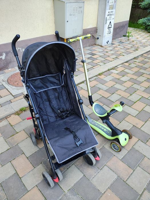 Vând carut plus trotineta