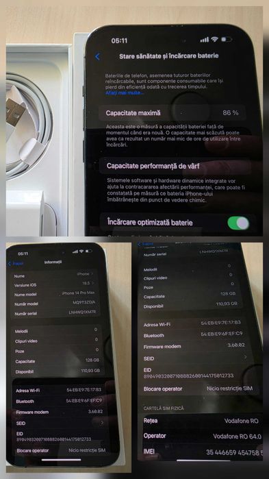 iPHONE 14 ProMax stare EXCEPTIONALA !!, 10/10 !+Bonus