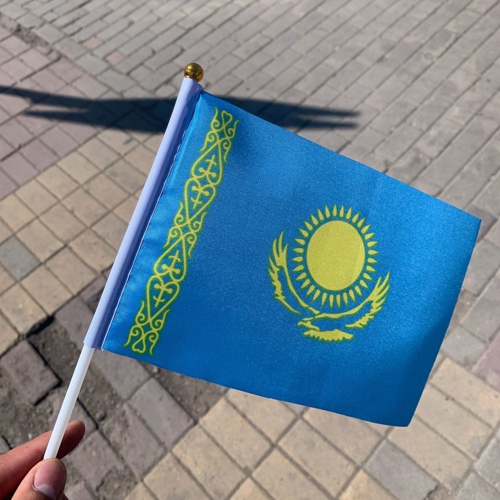 Флаг маленький Казахстан Флажог