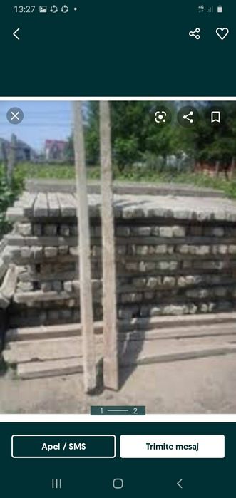 Spalieri din beto preturi între 18lei și 30lei infunctie de dimensiuni