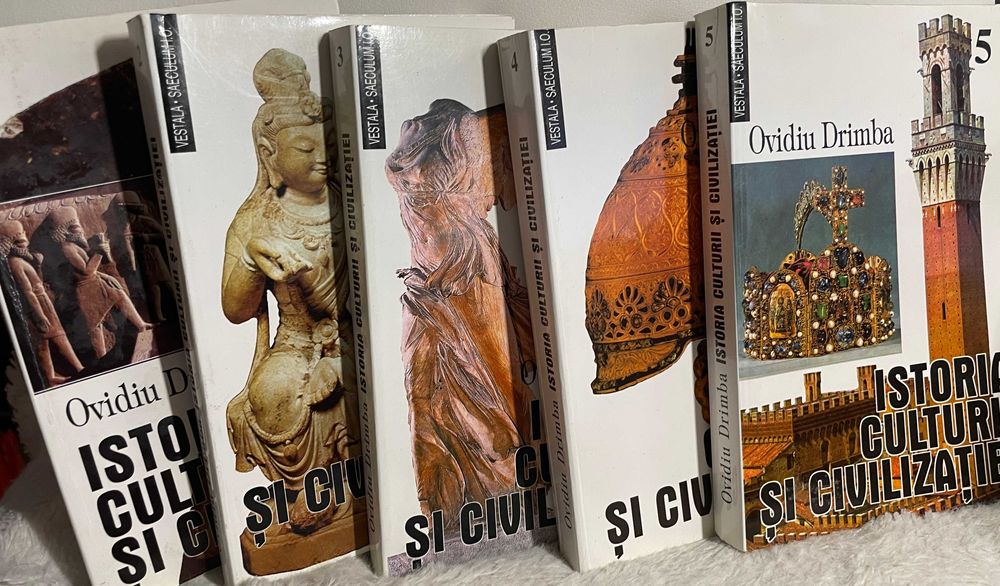 Set Istoria Culturii si Civilizatiei Ovidiu Drimba vol1-5 NOUnefolosit