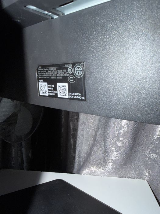 Monitor Dell de GAMING Curbat 24'