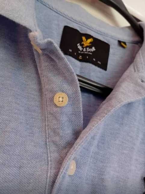 Чисто нова оригинална фланелка с яка Lyle & Scott