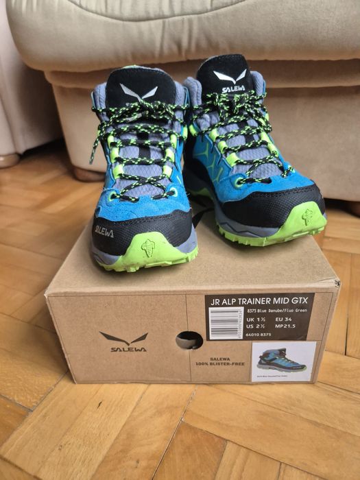 Salewa Jr Alp Trainer Mid Gtx 34