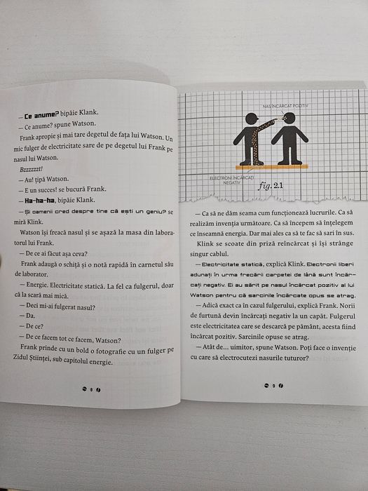 Set 5 cărți Frank Einstein – aventuri amuzante și știință pentru copii