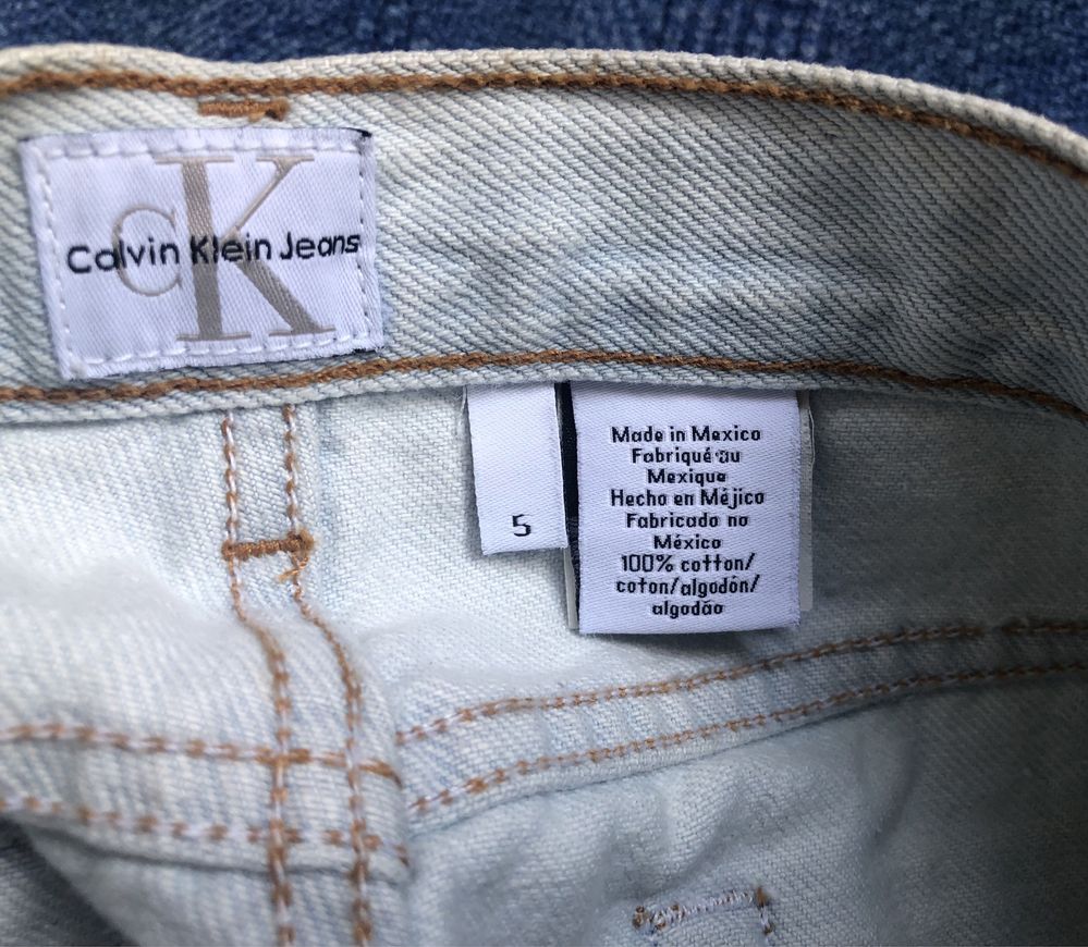 НОВИ Calvin Klein 3 inch Welt Pocket Shorts ОРИГИНАЛ дамски къси дънки