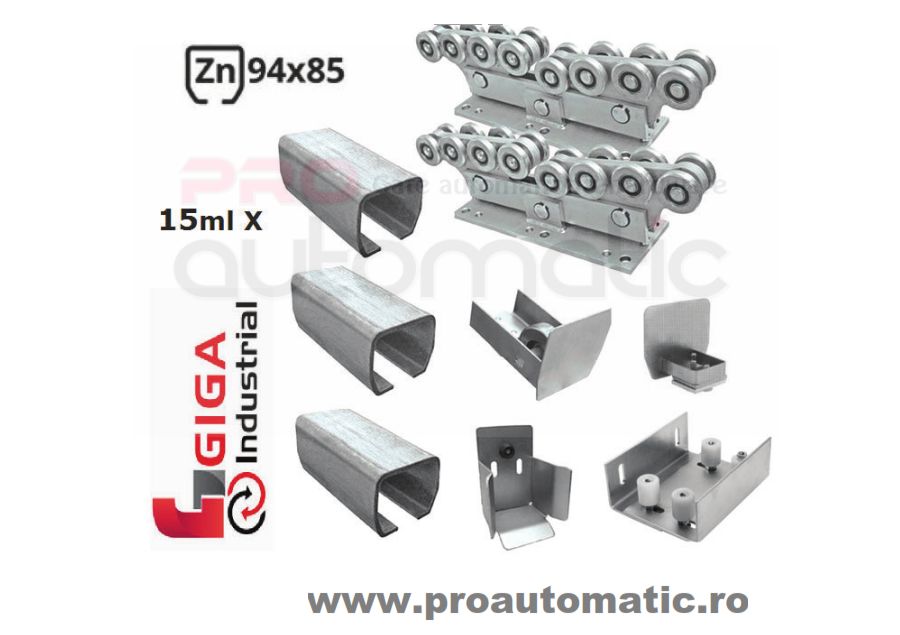 Kit autoportant industrial GIGA16, pt deschidere 11m, 15m sina