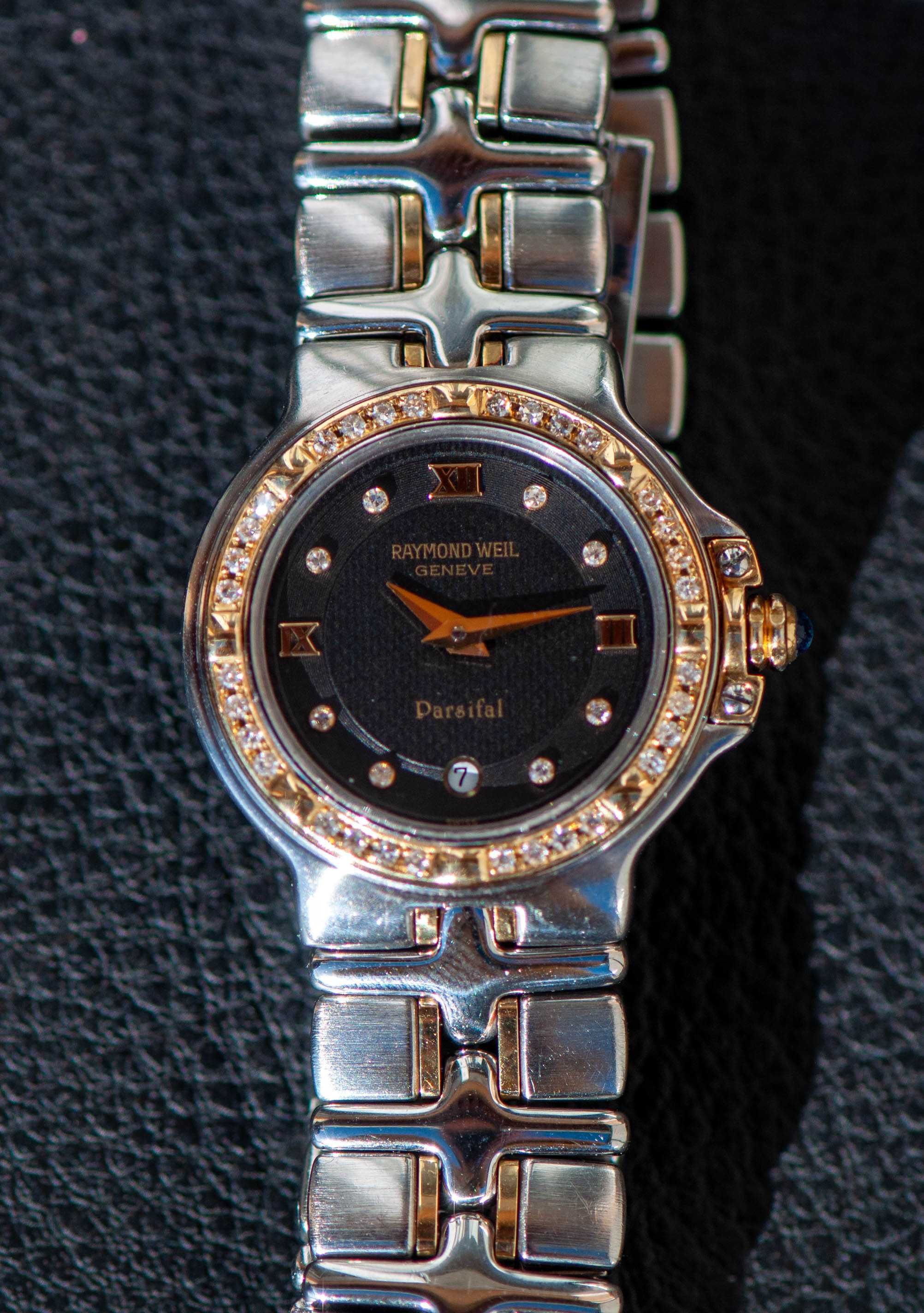 Raymond Weil Parsifal - швейцарски дамски часовник 18к злато, диаманти