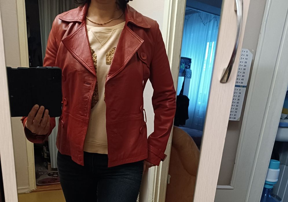 Косуха куртка чистая кожа