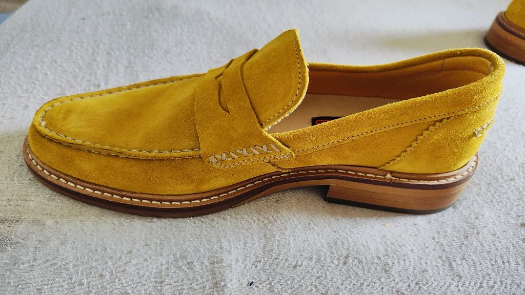 Mocasini galben mustar..
