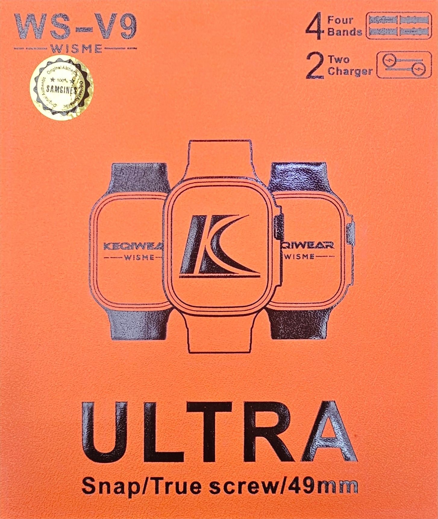 Smart watch ultra9 4 curele