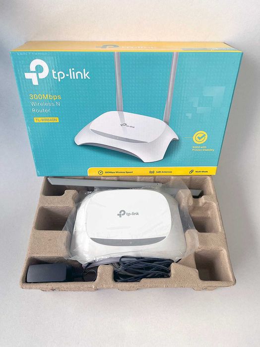 Безжичен рутер N 300Mbps TP-LINK TL-WR840N