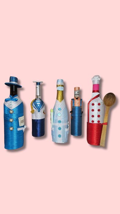 Ръчно декорирани бутилки – оригинален подарък