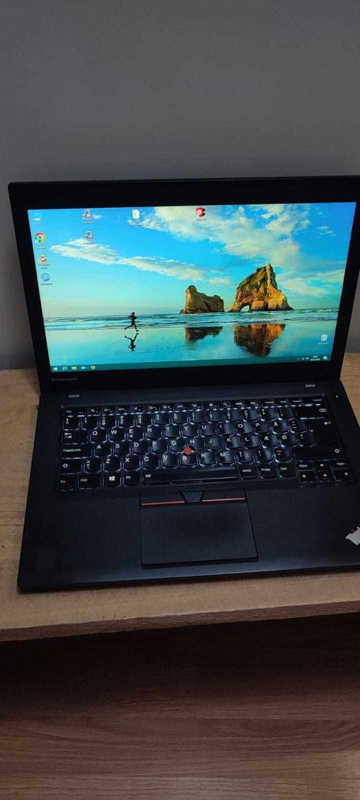 Lenovo t450 2 baterii i5 8gb ram 256gb ssd