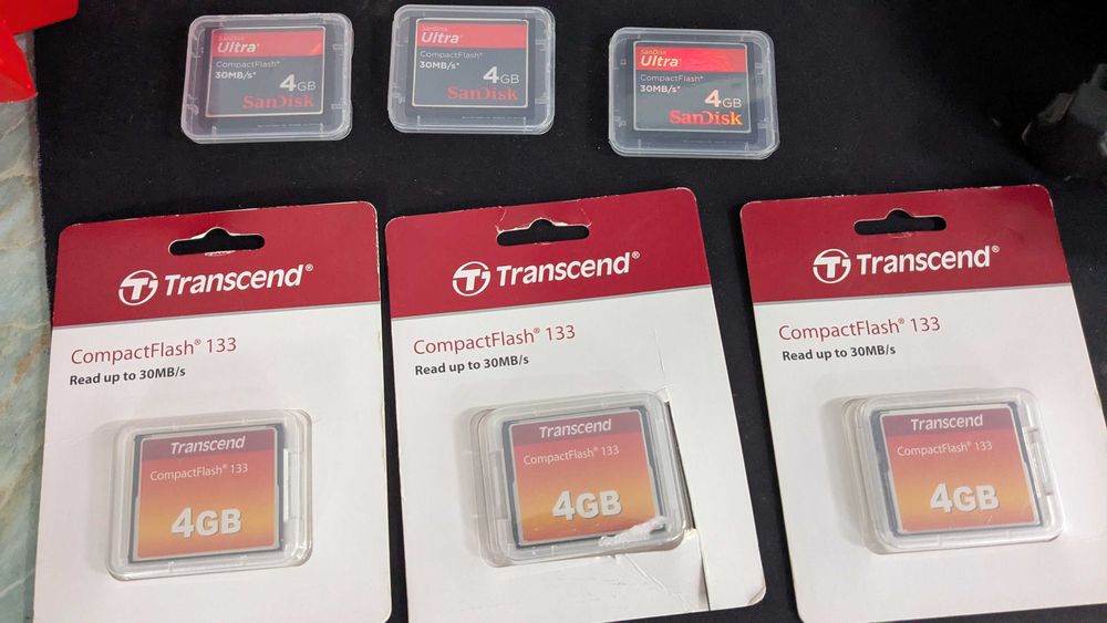 Carduri CF 4GB industriale - Transcend si SanDisk 30 MB read
