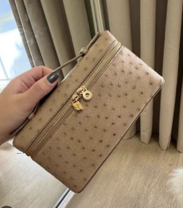 Loro Pianna Oystric чанта кожа от щраус