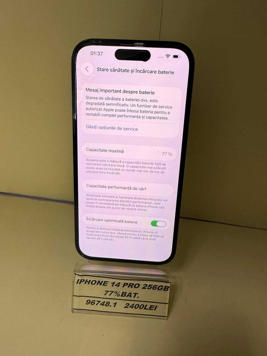 Iphone 14 pro 256gb (m3) staramanet