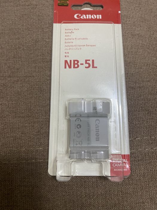 Baterie canon originala nb-5l  incarcator cb-2lxe