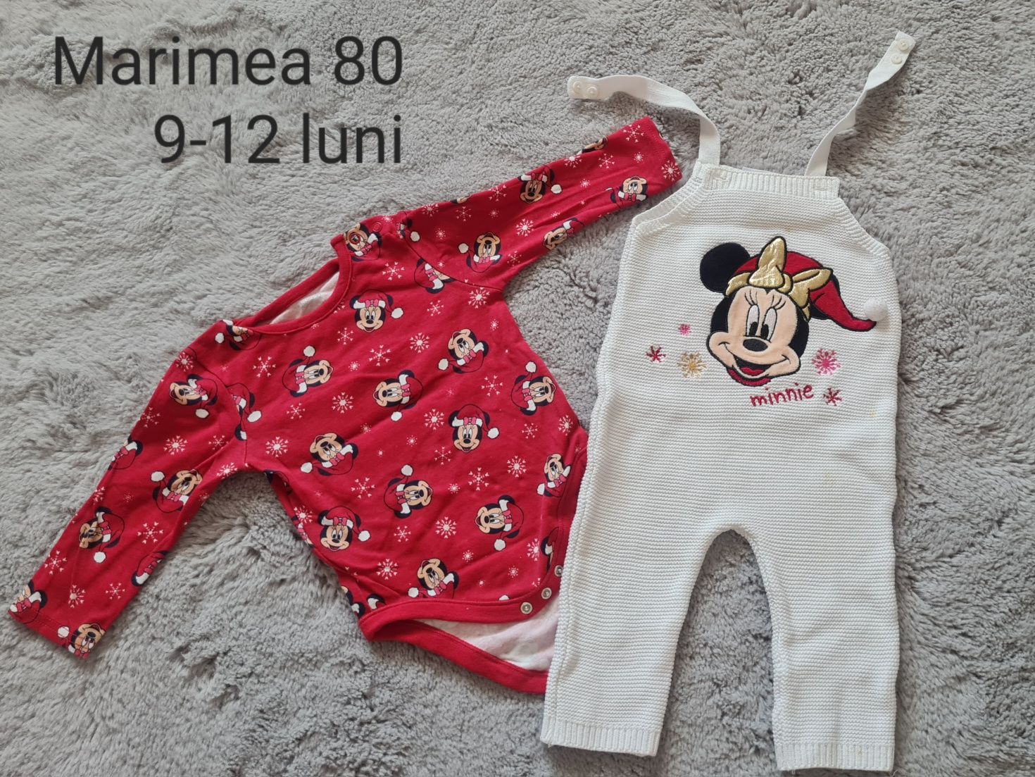 Set haine Craciun  bebe , Minnie, Mickey Mouse