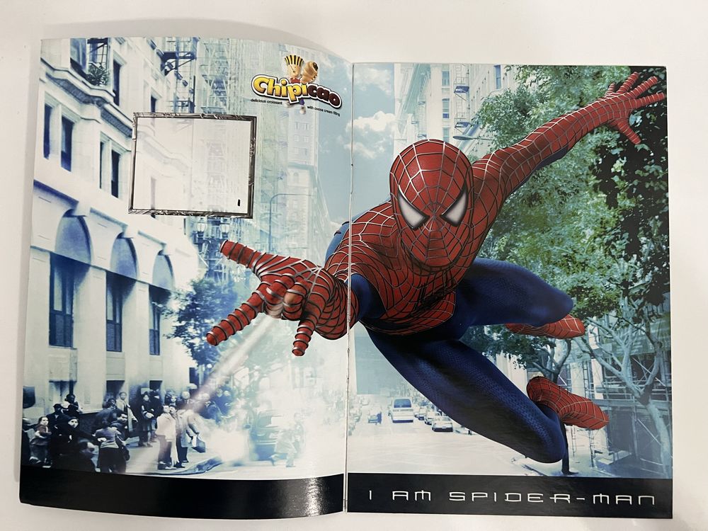 Album Spider-Man 3 Chipicao original – 2 abțibilduri, colecție Marvel