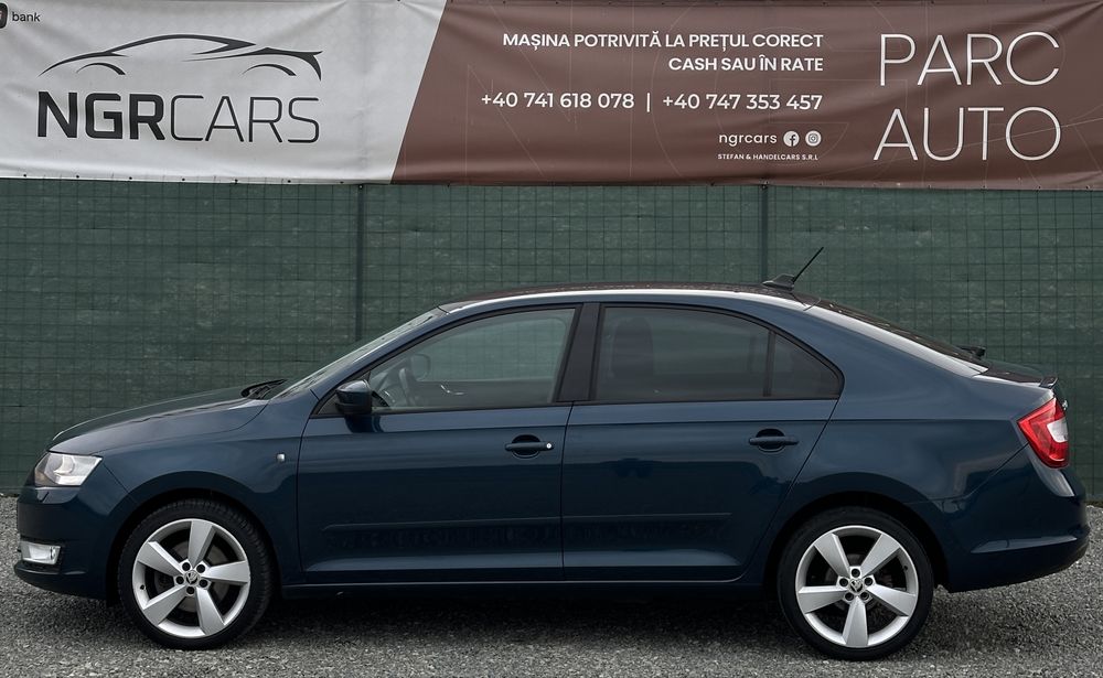Skoda RAPID 2013 Sedan Benzină Automat RATE / TRANSPORT / NUMERE ROȘII