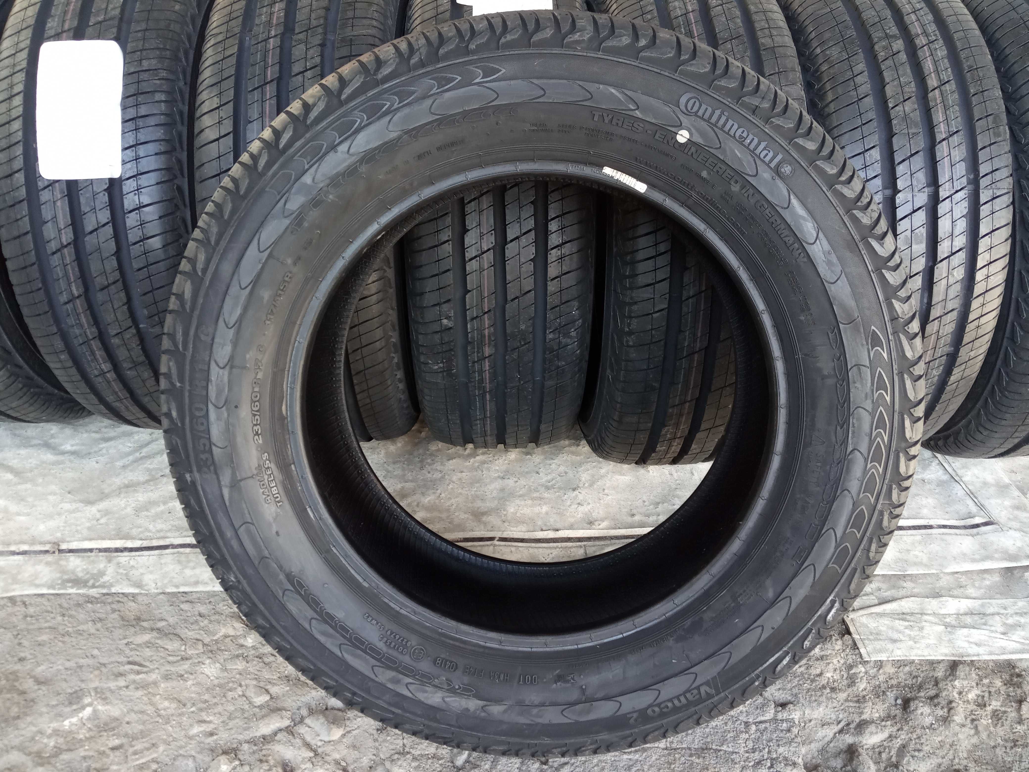 Нови бусови летни гуми 235/60R17C Continental Vanco 2 117/115R