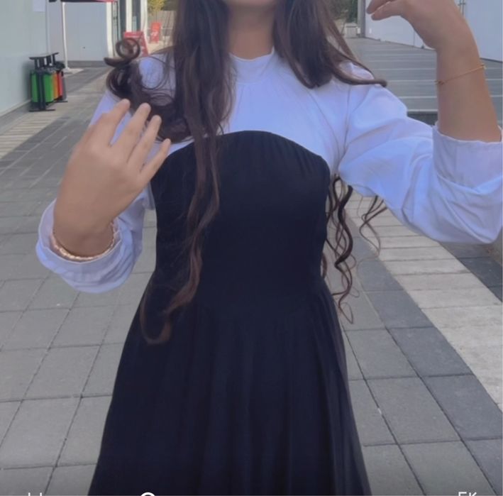 Сарафан классический корсетли