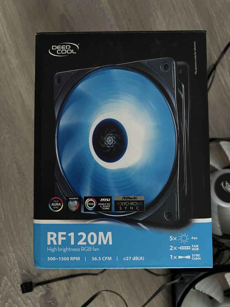 Вентилатори за компютър Deepcool RF 120 RGB