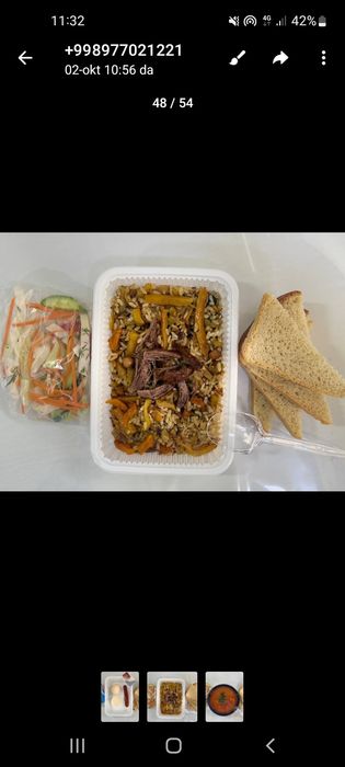 Курилиш усталари учун кулай ечим-овкатни биз етказамиз!